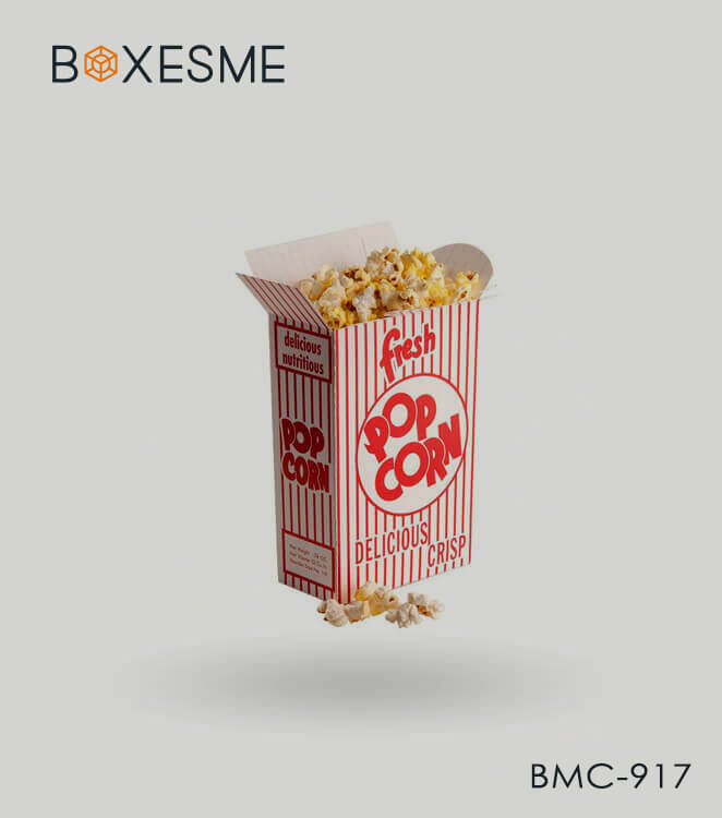 Red and White Popcorn Box1